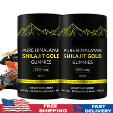 Himalayan Shilajit GOLD Gummies, Organic, Extremely Potent 3000 mg, Fulvic Acid