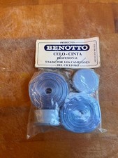 Benotto Professional Handlebar Tape & Bar Plugs - Light Blue, NOS, L'Eroica