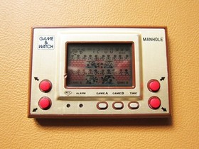 NINTENDO Manhole Game and Watch in Excellent Condition (MH-06) 1981