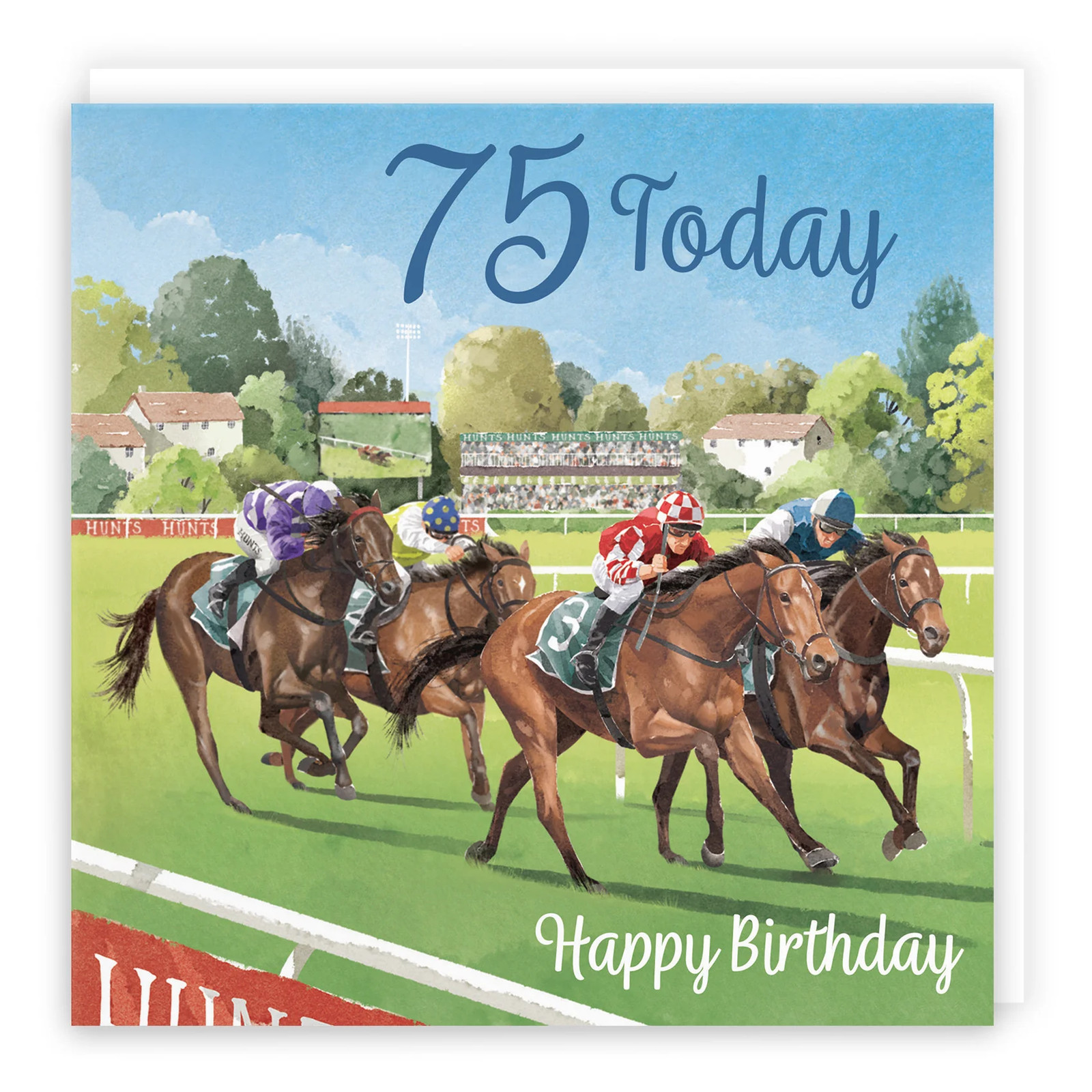 75th Horse Racing Birthday Card Milo's Gallery