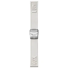 Luminox Men's White 24mm Rubber Cut-To-Fit Watch Strap