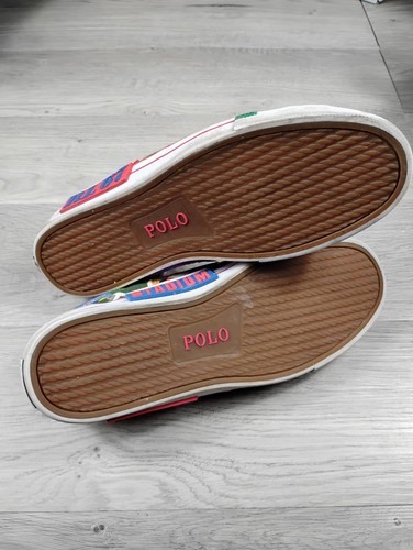 Polo Ralph Lauren Sayer Chariots of Fire Olympics Sneakers Shoes Men's 11 D RARE - Picture 15 of 17
