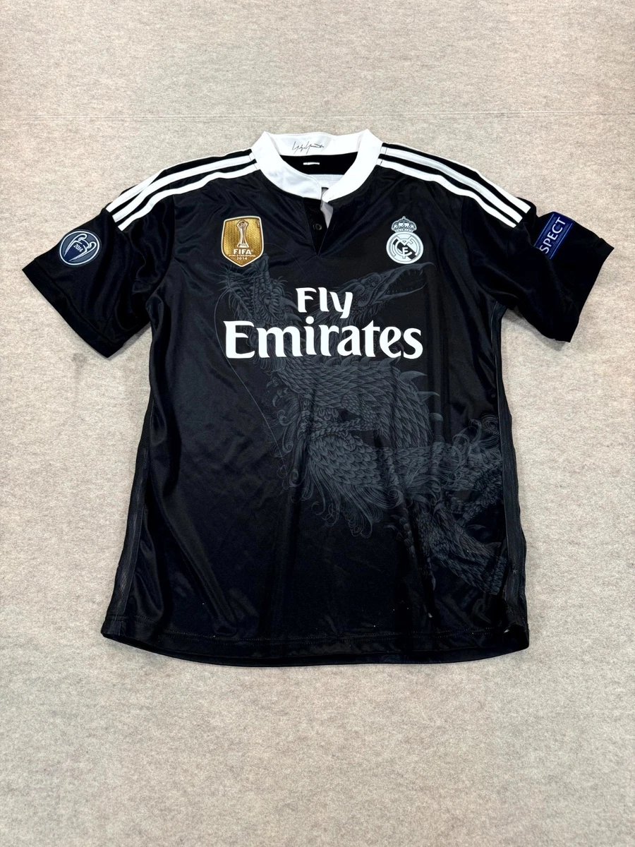 Real Madrid Size M Black International Club Soccer Fan Apparel and