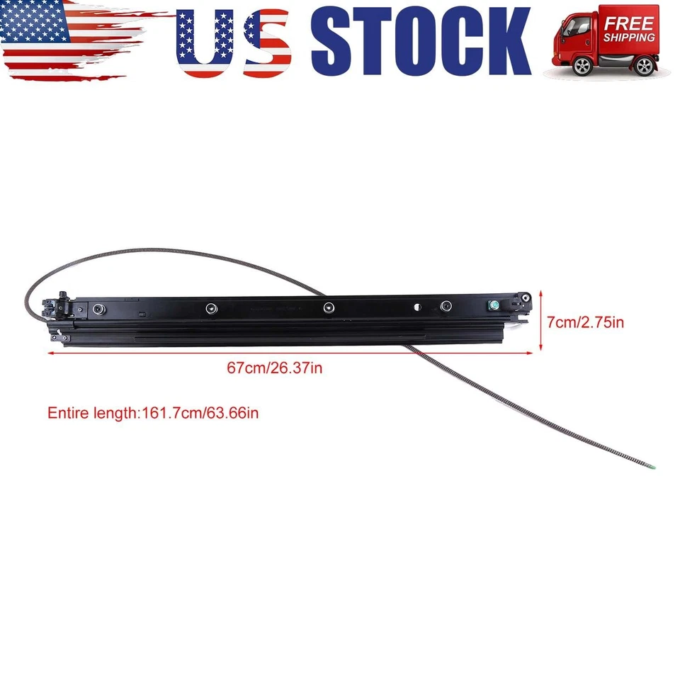 2x Techo corredizo de coche pista corredera para Mercedes-Benz W205 C43/C63/C300/C350E 2015-2021 Foto 3 de 4