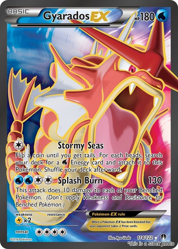 Gyarados EX (Full Art) Holofoil [BKP - 114/122]