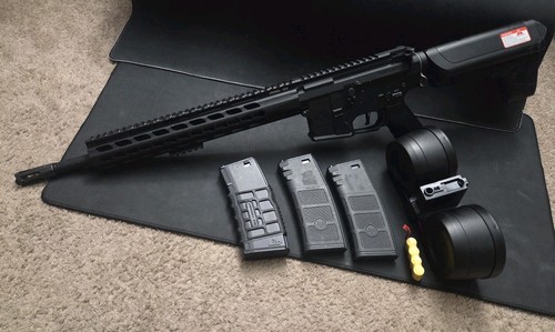 KRYTAC Full Metal Trident MK-II SPR KeyMod AEG Airsoft Rifle, 13 Inch Handguard