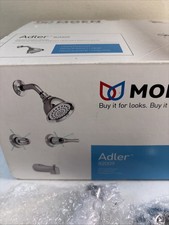 Moen 82009 Adler Tub and Shower Trim in Chrome Open Box Shower Head  Tub Spout