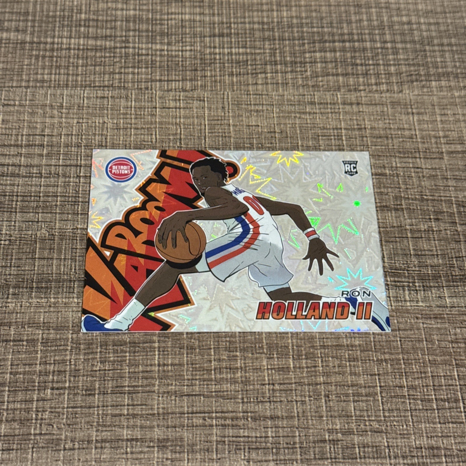 2024-25 Panini Revolution Kaboom Horizontal Ron Holland II RC Rookie SP PISTONS