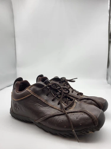 Scarpe da trekking basse Timberland Smart Comfort in pelle marrone casual bambini taglia 4