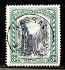 BAHAMAS, BRITISH: 1903 CLASSIC ERA 3 SHILLING STAMP SCOTT #36 CV $75 SOUND
