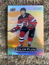 2024-25 Upper Deck Allure - Color Flow Dougie Hamilton #CFL-6 Orange Yellow
