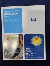2 Sealed 1 open Boxes hp Premium Plus Glossy Photo Paper 58 sheets total 9 mil