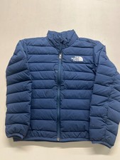 The North Face 600 Puffer Jacket Blue Full Zip Goose Down Kids Boys Sz Medium