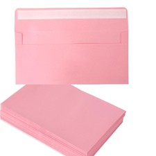 50 Pack 5x7 Envelopes - Pink A7 Self Seal A7 50pack , A7 50pack