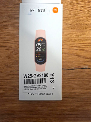 Xiaomi Smart Band 9 rosa, 1,62'' Display, SpO2, 21 Tage, Android/iOS