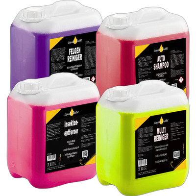 Felgenreiniger - Autoshampoo - Insektenentferner - Multireiniger je 5L im SET