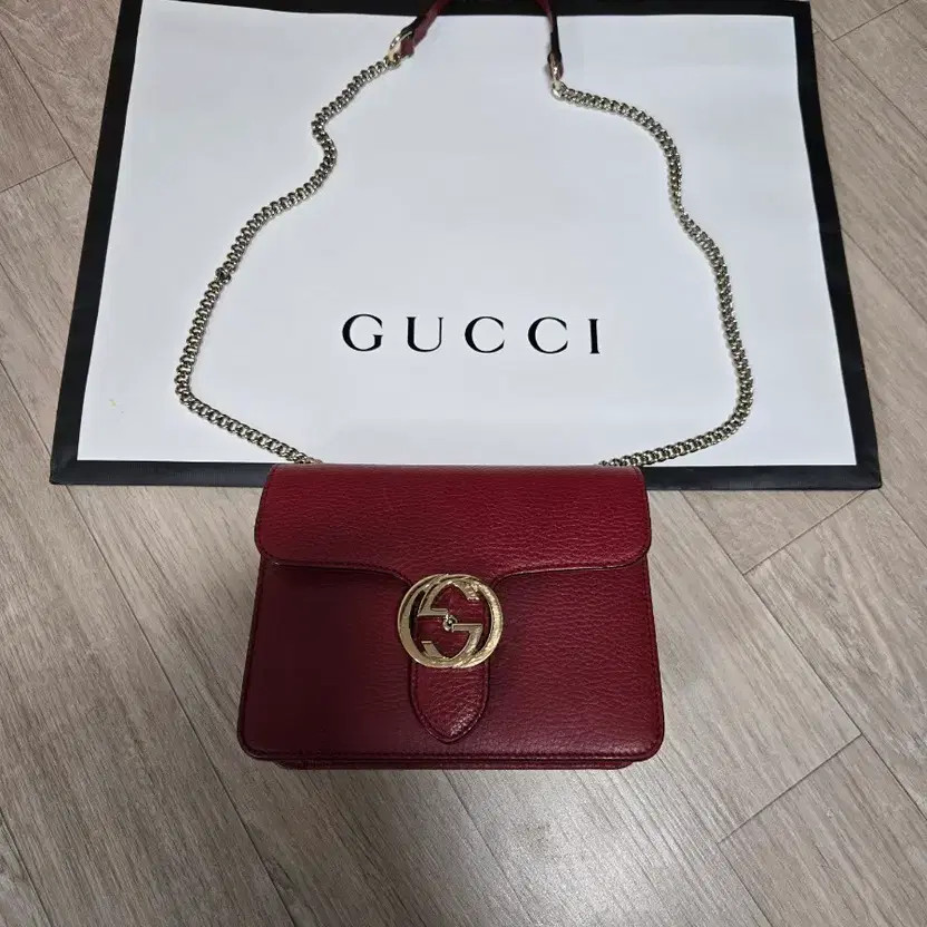 Gucci 510304 Interlocking Chain Small Crossbody B… - image 2