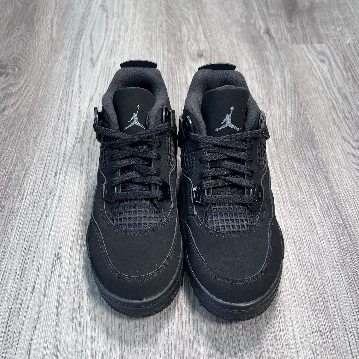 New Nike Air Jordan 4 PS Black Cat 2025 Size 3Y Youth IB4388-010 B