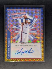 2024-25 Topps Finest - Colossal Shots Auto Carmelo Anthony #BSA-CA Gold /50