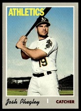 2019 Topps Heritage Josh Phegley Oakland Athletics #570