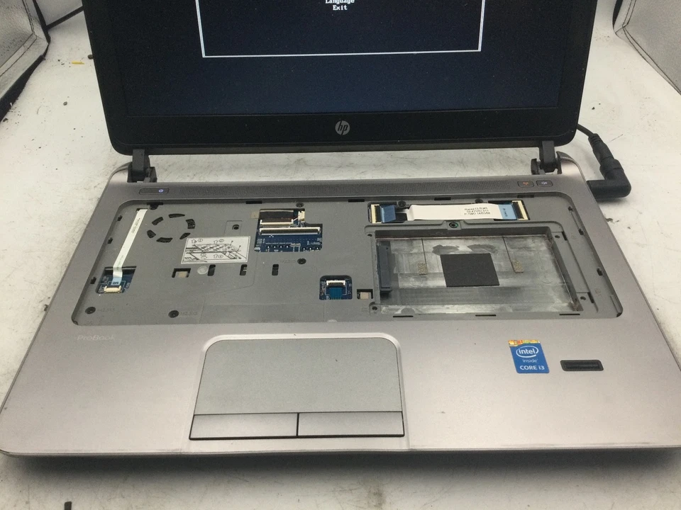 HP PROBOOK 430 G1 - FOR PARTS - INTEL I5 - NO RAM - 13" - READ DESCRIPTION - BB - Image 3 of 4