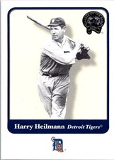 2001 Fleer Greats of the Game #84 Harry Heilmann