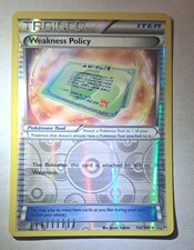 Pokemon TCG Weakness Policy 142/160 XY - Primal Clash Reverse Holo Uncommon 