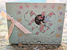 Vtg UNUSED Congratulations Silver Wedding Anniversery Greeting Card (EB10675)