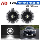 2PC For 98-02 Pontiac Firebird Formula Trans AmFront Fog Lamp+DRL Light Assembly