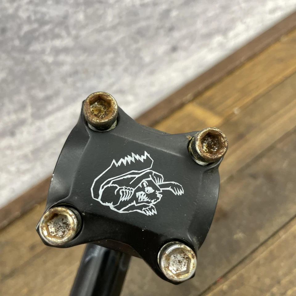 Vintage Mongoose BMX Quill Stem 22.2mm Potts Mod Freestyle 1in Threaded Fork 90s - Image 2 of 4
