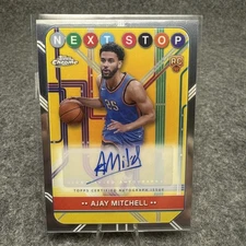 2024-25 Topps Chrome Ajay Mitchell Next Stop Signatures RC Auto #NSS-AM Thunder