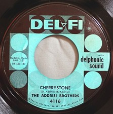 HEAR IT 50's 45 rpm record The Addrisi Brothers "Cherrystone" from 1959 (M-)