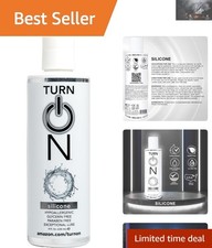 Silicone-Based Personal Lube | Ultra Slick & Easy Cleanup, 8 fl oz - Made in USA