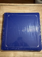 Creative Memories 12x12 Album Navy Blue Old Style Silver Trim See Pictures