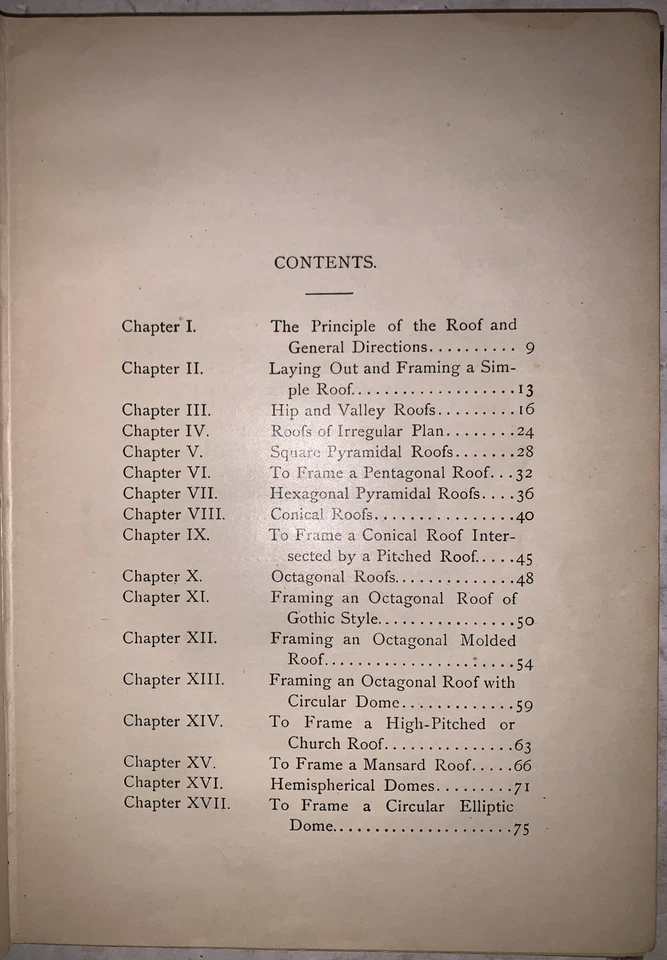 1903, ROOF FRAMING MADE EASY, by OWEN B. MCGINNIS, ARCHITECTURE, ILLUSTRATED - Image 3 of 4