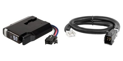 CURT Triflex Next Trailer Brake Controller w/ Custom Wiring Harness 51146 51530
