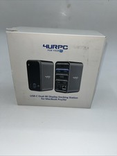 USB C Docking Station Dual Monitor for MacBook Pro, 15 in 2 USB C Laptop Docking