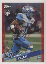 2019 Topps Alliance of American Football Red 12/99 Kaelin Clay #167 0g0