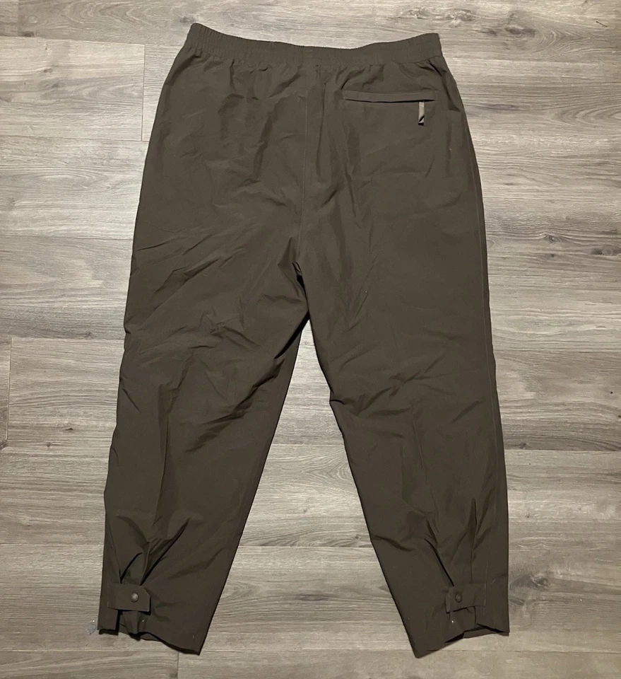 Cabelas Goretex Pants Men's 3XL Brown Paclite Waterproof Hunting Fishing - Image 3 of 4