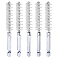 5Pcs Nylon Bore Brush 12mm Dia 4" Long Cleaning Twisted Wire Brush