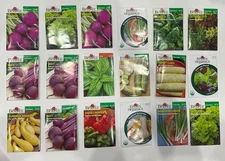Lot Of 18 Burpee Seed Packs(Lettuce,radish,beet,cucumber,onion,spinach,corn,etc)