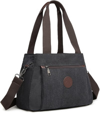 KONO Canvas Handtasche Frauen Schultertasche