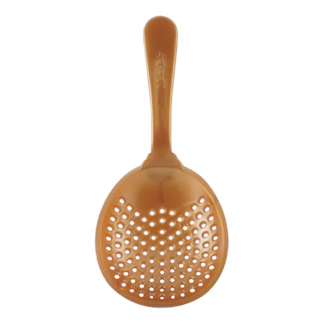 Cocktail Julep Strainer Ergonomic Grip Copper The Bars | Bartender Strainer