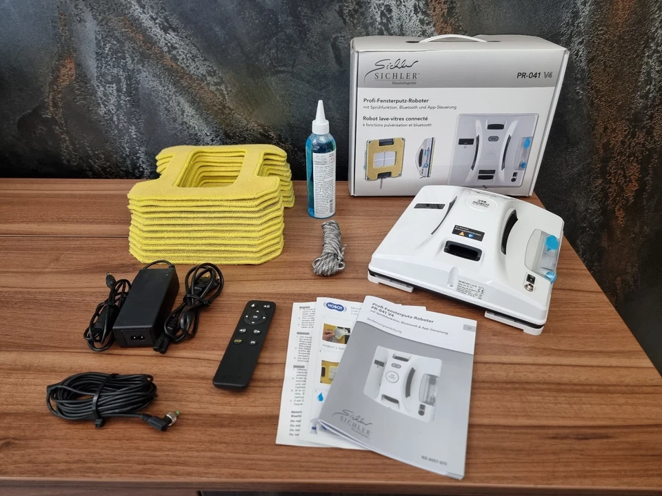 Sichler Profi-Fensterputz-Roboter mit Sprüh-Funktion APP und Fernbedienung - Bild 2 von 4