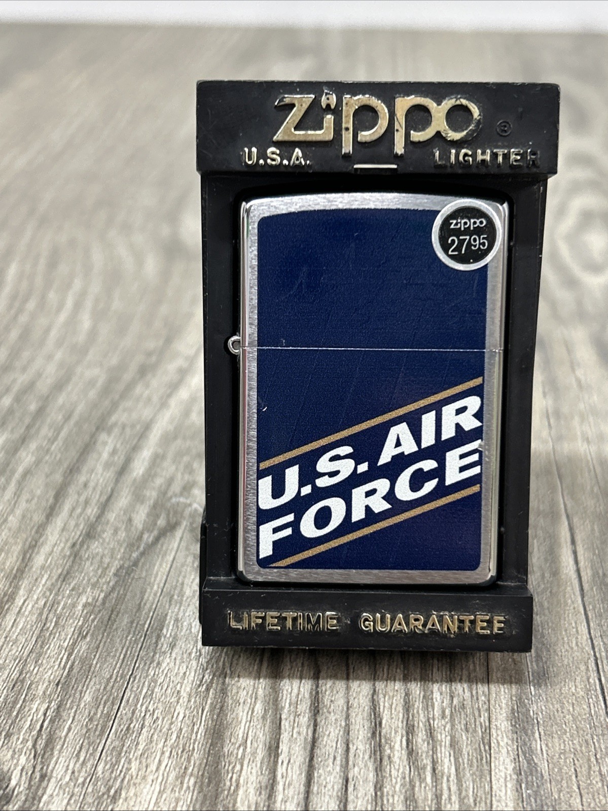 Zippo Air Force Brushed Chrome Lighter (86)