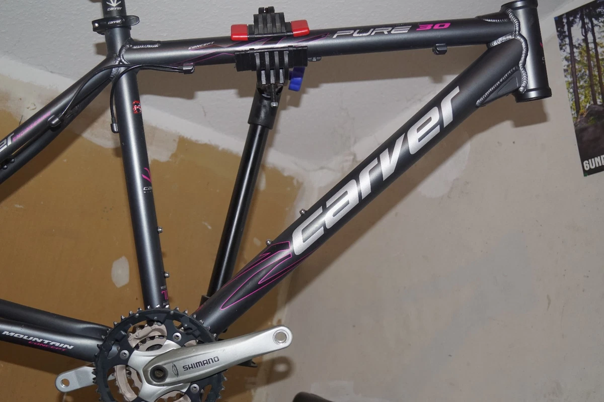 Carver Pure 30 Hardtail Rahmen 26" Shimano grau pink Mountainbike