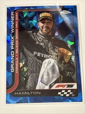 2025 Topps Chrome F1 Lewis Hamilton #106 Grand Prix Winner Sapphire base