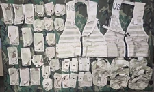 Large Lot of 58 DCU Pouches FLC Specialty Defense Systems Desert SDS