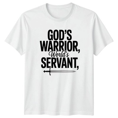 Götter Krieger Welten Diener Herren T-Shirt Spiritueller Krieger Christ Geschenk