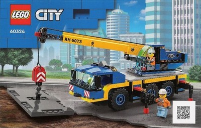 LEGO  Bauanleitung: Town Set 60324 - Mobile Crane